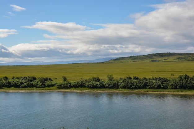 Fiume PIKE nel Parco naturale degli Urali Polari