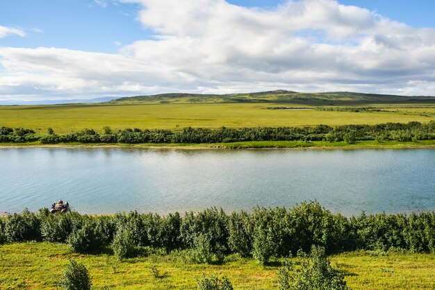 Fiume PIKE nel Parco naturale degli Urali Polari