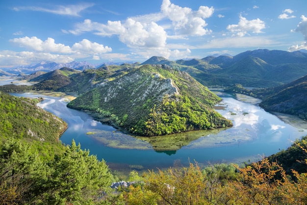 Fiume Rijeka Crnojevica in Montenegro