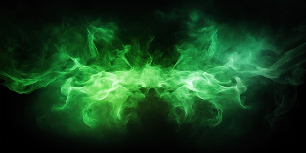 Flacone verde oscuro sullo sfondo nero isolato ar 21 v 52 Job ID aa00cc0383604c40997b3a126447836d