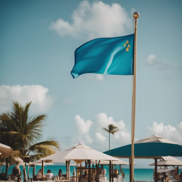 Flag Day Lo sfondo dell'Aruba Beach Club Resort