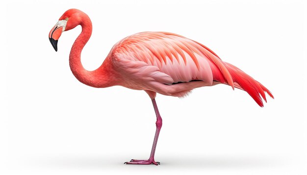 Flamingo alla luce dello studio