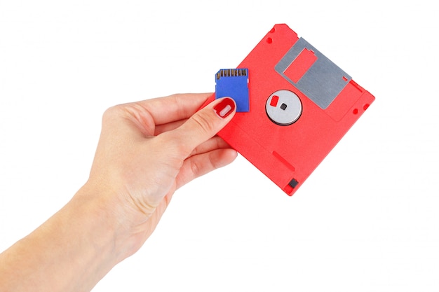 Floppy disk isolato