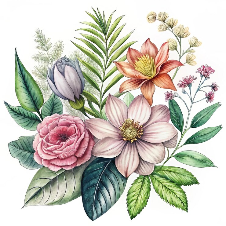 Floral flowers and botanicals