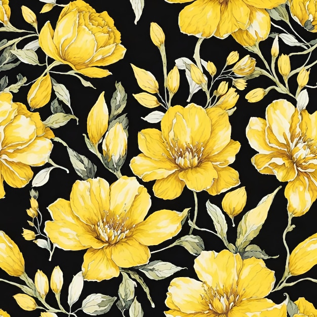 Floral seamless pattern