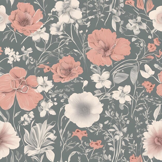 Floral seamless pattern