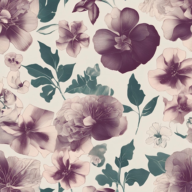 Floral seamless pattern