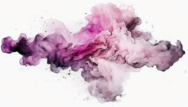 Fluid Pink Smoke Abstract Un capolavoro di intelligenza artificiale generativa