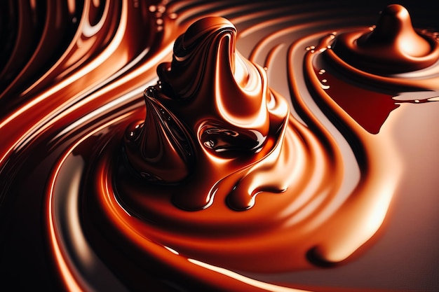 flusso di cioccolato
