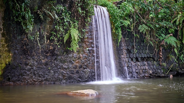 Flusso di drenaggio al fiume