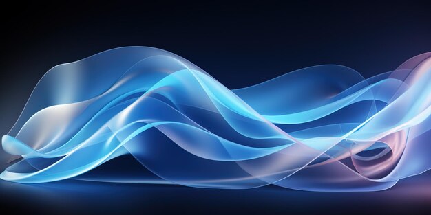 Flusso di energia blu sfondo