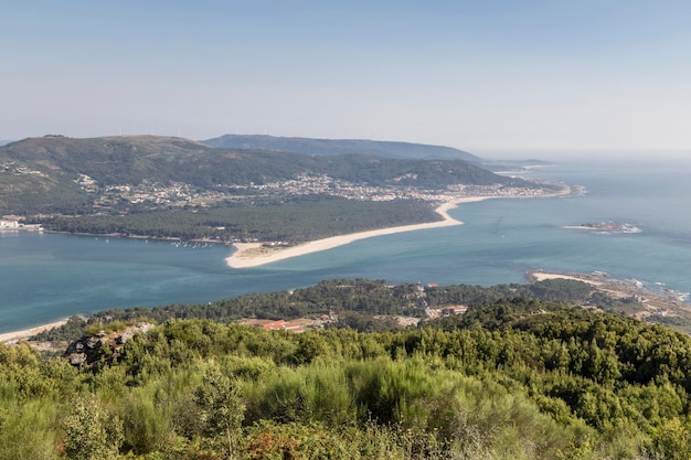 Foce del fiume Mino vista da Santa Tecla