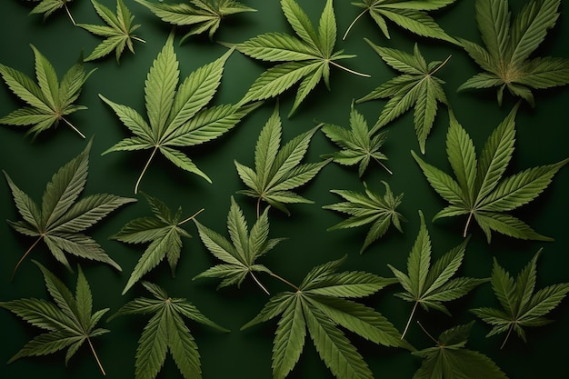 Foglia di cannabis medica