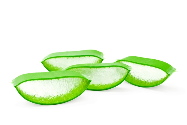 foglia fresca di aloe vera.