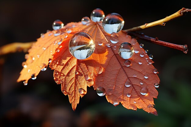 foglie di autunno sfondo