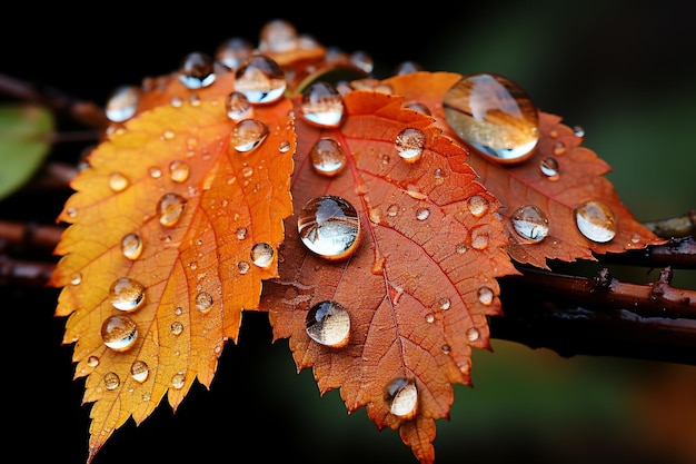 foglie di autunno sfondo