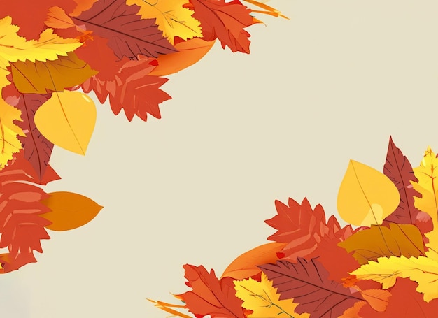 foglie di autunno sfondo