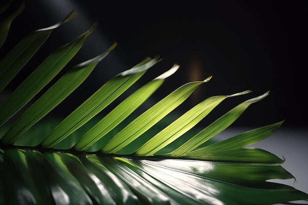 Foglie di cocco Pianta verde estiva Genera Ai