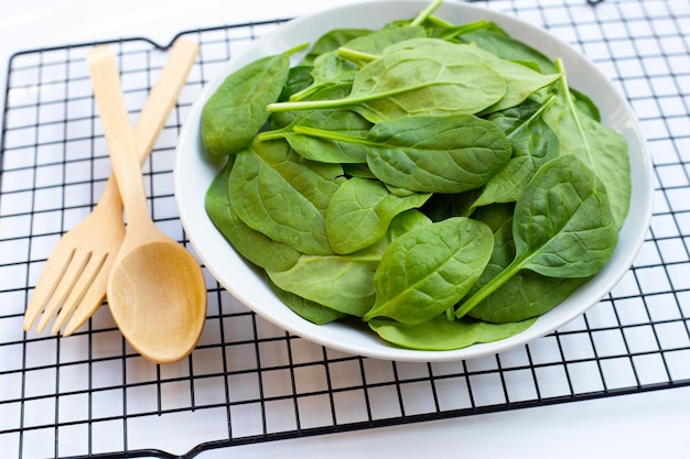 Foglie di spinaci Vegetale estremamente nutriente