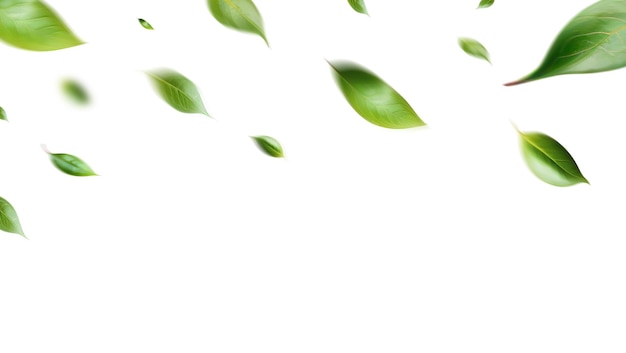 Foglie galleggianti verdi Foglie volanti Foglia verde Atmosfera purificatore d'aria danzante Immagine principale semplicex9