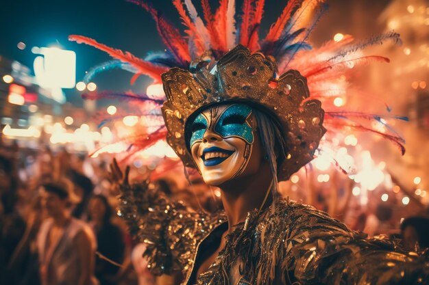 Folle di persone che si godono l'ondata di calore e ballano per le strade di Londra per l'annuale Notting Hill Carnival festival di strada della cultura caraibica musica e cibo