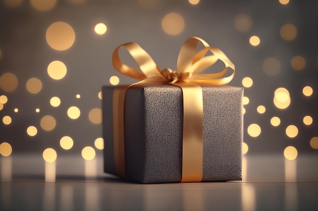 Fondo 3d del contenitore di regalo di lusso