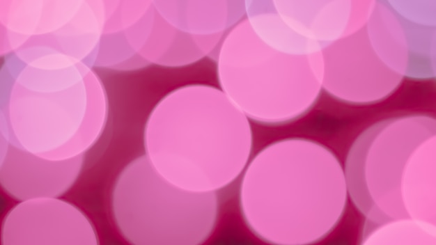 fondo astratto del bokeh con colore leggero della bolla rosa