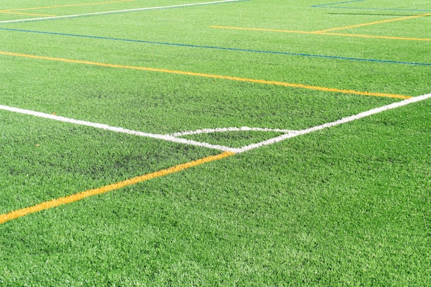 Fondo astratto del campo di calcio