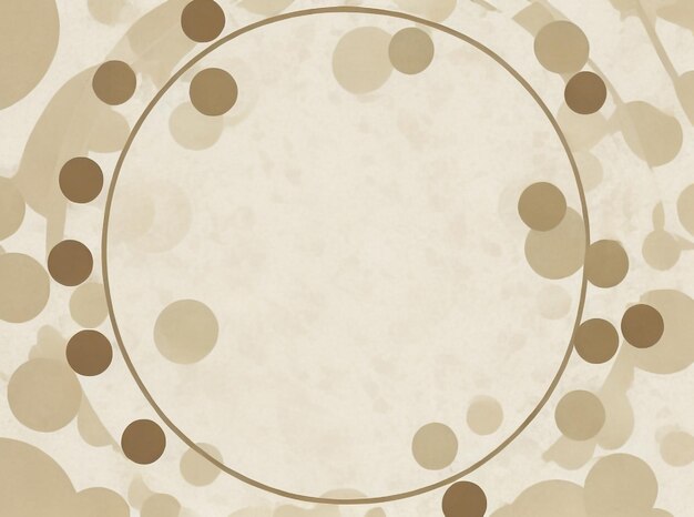 Fondo astratto della foglia del salice e accenti del cerchio bianco