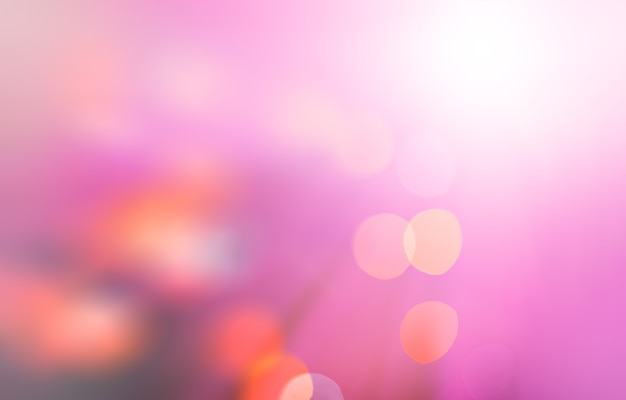 Fondo astratto delle luci. Immagine sfocata e flou di luci festive con bokeh