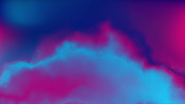 Fondo astratto delle onde liquide lisce al neon viola blu