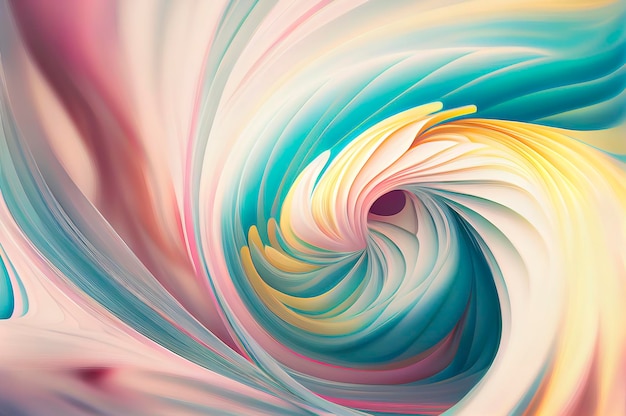 Fondo astratto di colori pastello di twirling