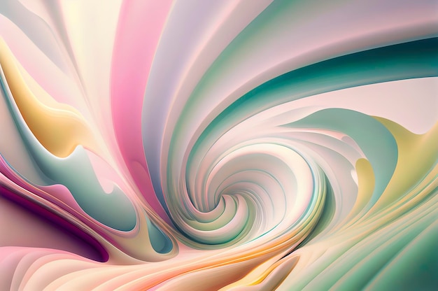 Fondo astratto di colori pastello di twirling