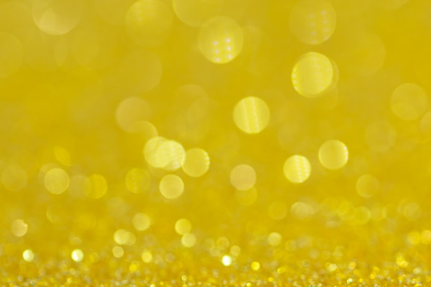 Fondo astratto di giallo del cerchio di Bokeh