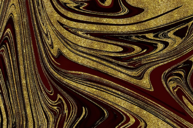 Fondo astratto di marmo rosso e oro