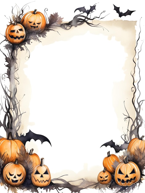 Fondo bianco di clipart della struttura di Halloween