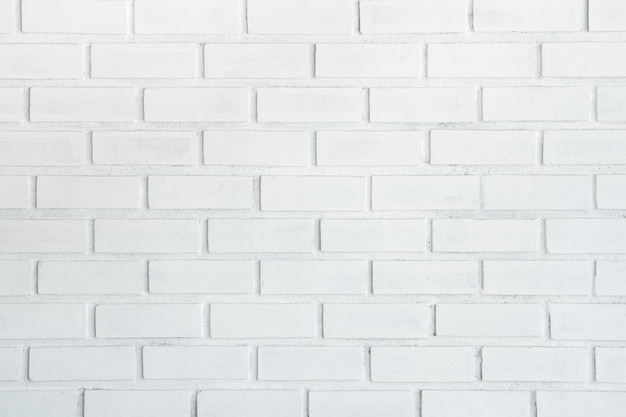 Fondo bianco di struttura del muro di mattoni