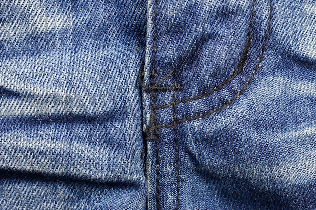 Fondo blu di struttura dei jeans del denim.