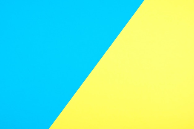 Fondo blu e giallo geometrico astratto della carta di colore