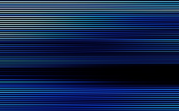 Fondo blu orizzontale dell'illustrazione delle linee di scanline