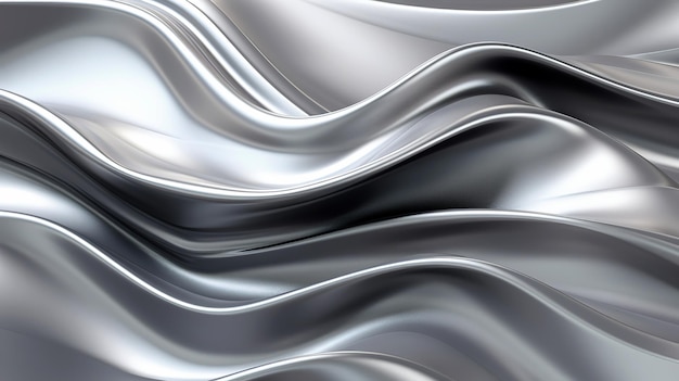 Fondo d'argento liquido sfondo metallico sfondo dinamico astratto sfondo d'argento