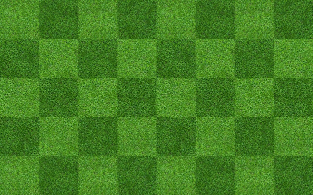 Fondo del modello del campo di erba verde per calcio e calcio.