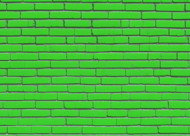 fondo del muro di mattoni Colore verde