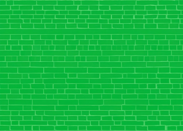 fondo del muro di mattoni Colore verde