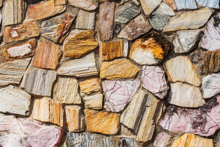 Foto fondo della foto di struttura del muro di pietra