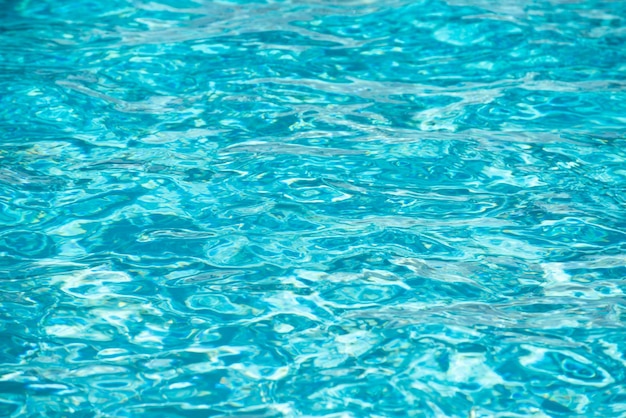 Fondo della piscina blu della superficie dell'acqua