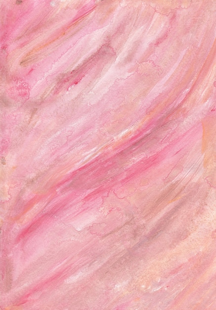 Fondo di pittura astratta della tela di marmo rosa dell'oro liquido con oro, schizzi di bronzo e texture a strisce. Pittura fluida.