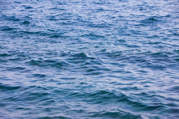 Fondo di struttura del mare dell&#39;ondulazione dell&#39;onda blu. Onda del mare da vicino