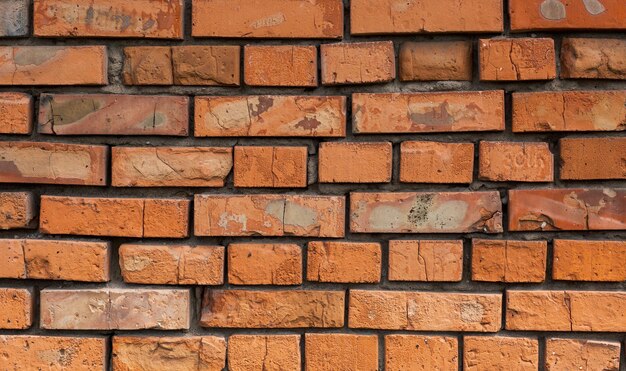 Fondo di struttura del muro di mattoni Colore rosso