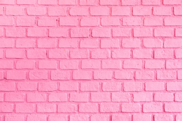 Fondo di struttura del muro di mattoni ordinato rosa pastello
